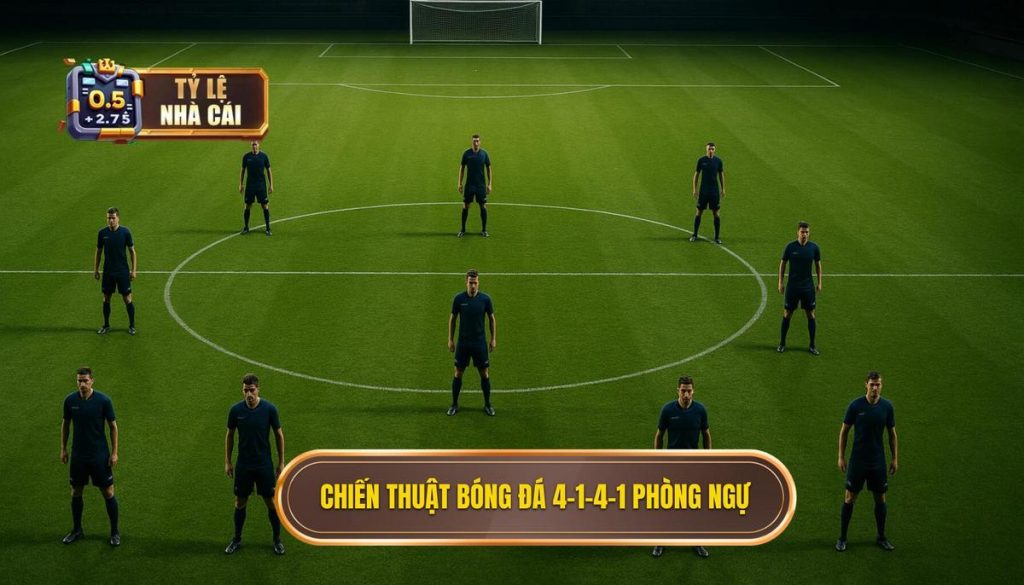 Chiến thuật bóng đá 4-1-4-1 phòng ngự