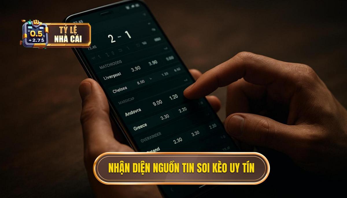 Cách nhận diện các nguồn tin soi kèo uy tín và chuyên nghiệp