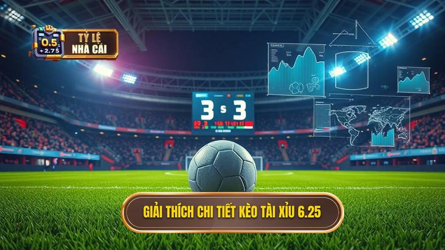 1. Giải thích chi tiết kèo tài xỉu 6.25