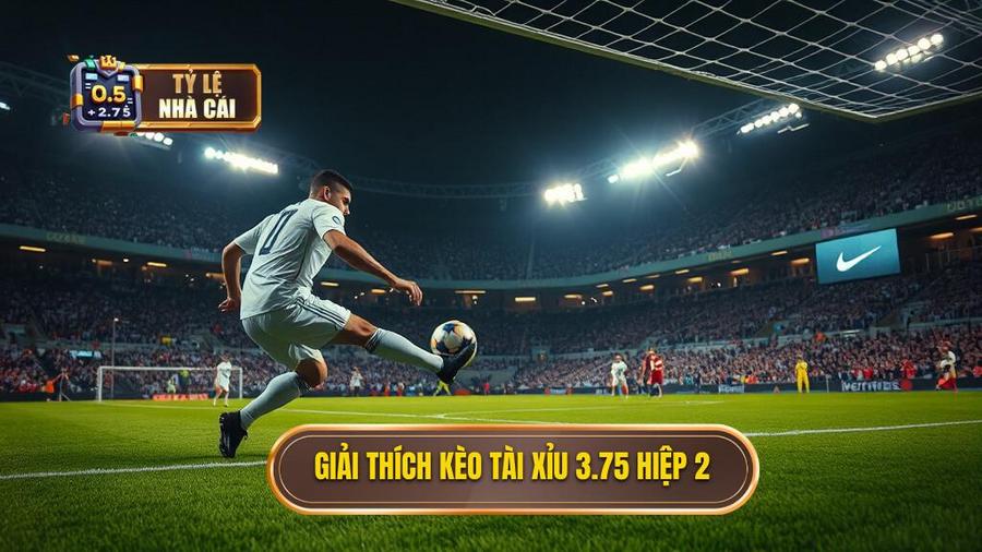 1. Giải thích kèo tài xỉu 3.75 hiệp 2