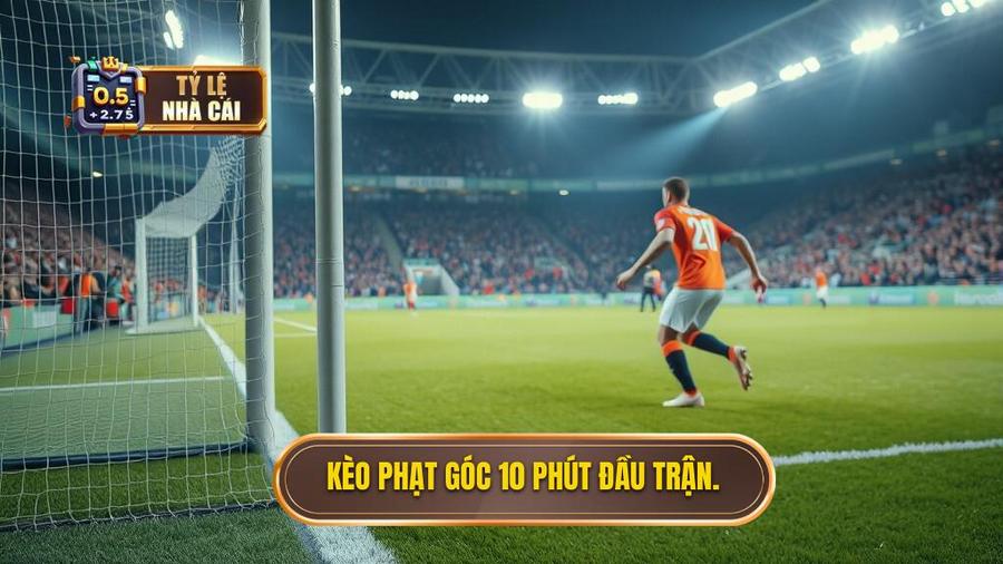1. Kèo phạt góc 10 phút đầu trận.