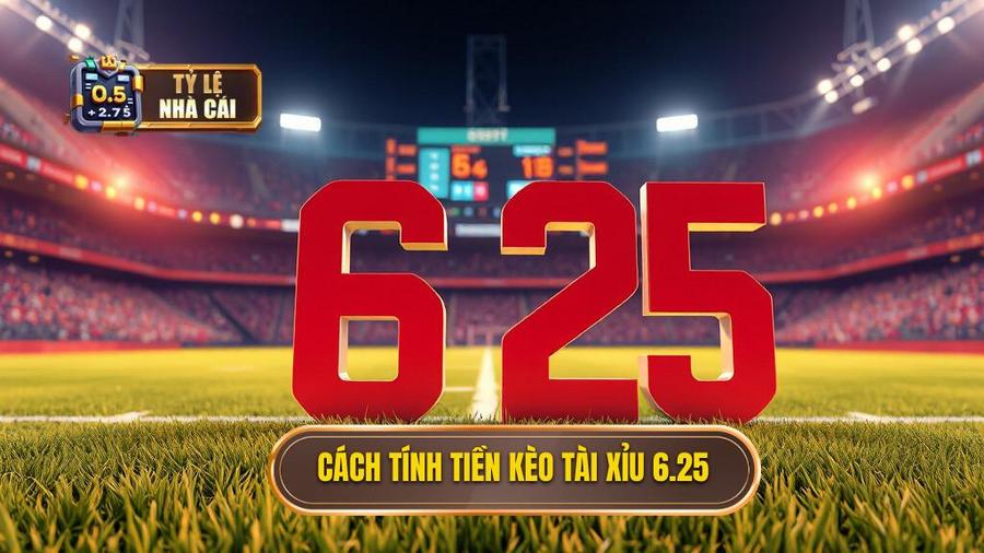 2. Cách tính tiền kèo tài xỉu 6.25