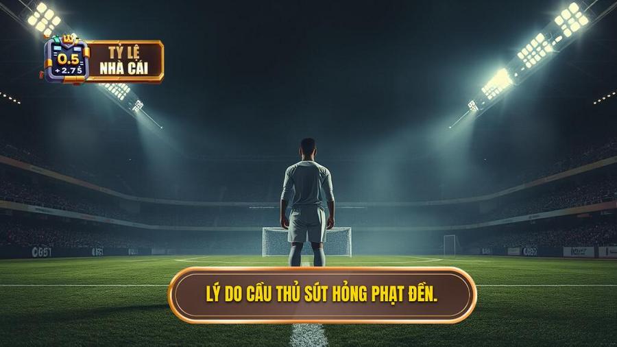 3. Lý do cầu thủ sút hỏng phạt đền.