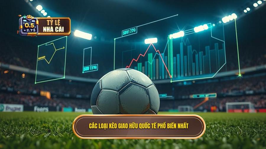 2. Các loại tỷ lệ kèo giao hữu quốc tế phổ biến nhất