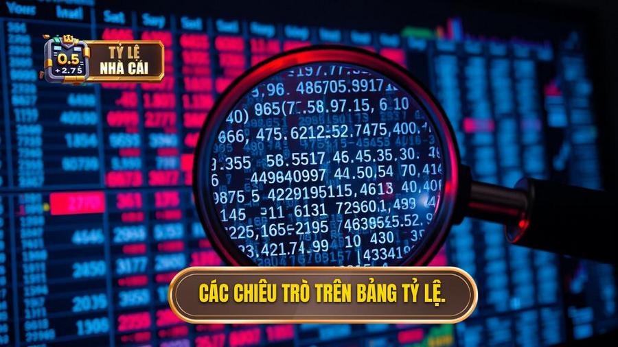 Các chiêu trò phổ biến giấu trong bảng tỷ lệ
