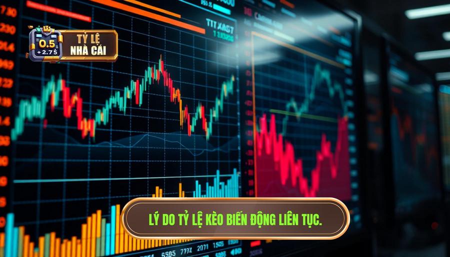 Tại sao tỷ lệ nhà cái mở kèo lại biến động liên tục?